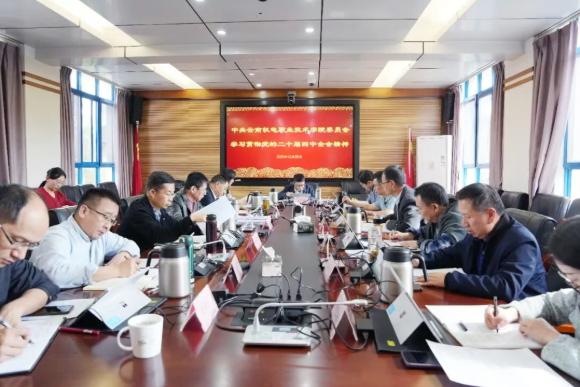 幻影手机版登录入口召开党委会传达学习党的二十届四中全会精神